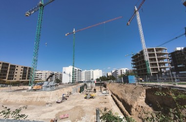 Avance de obras del Edificio Aqua Sur