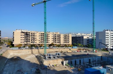 Avance de obras del Edificio Aqua Sur