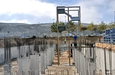 Avance de obras del Edificio Aqua Sur